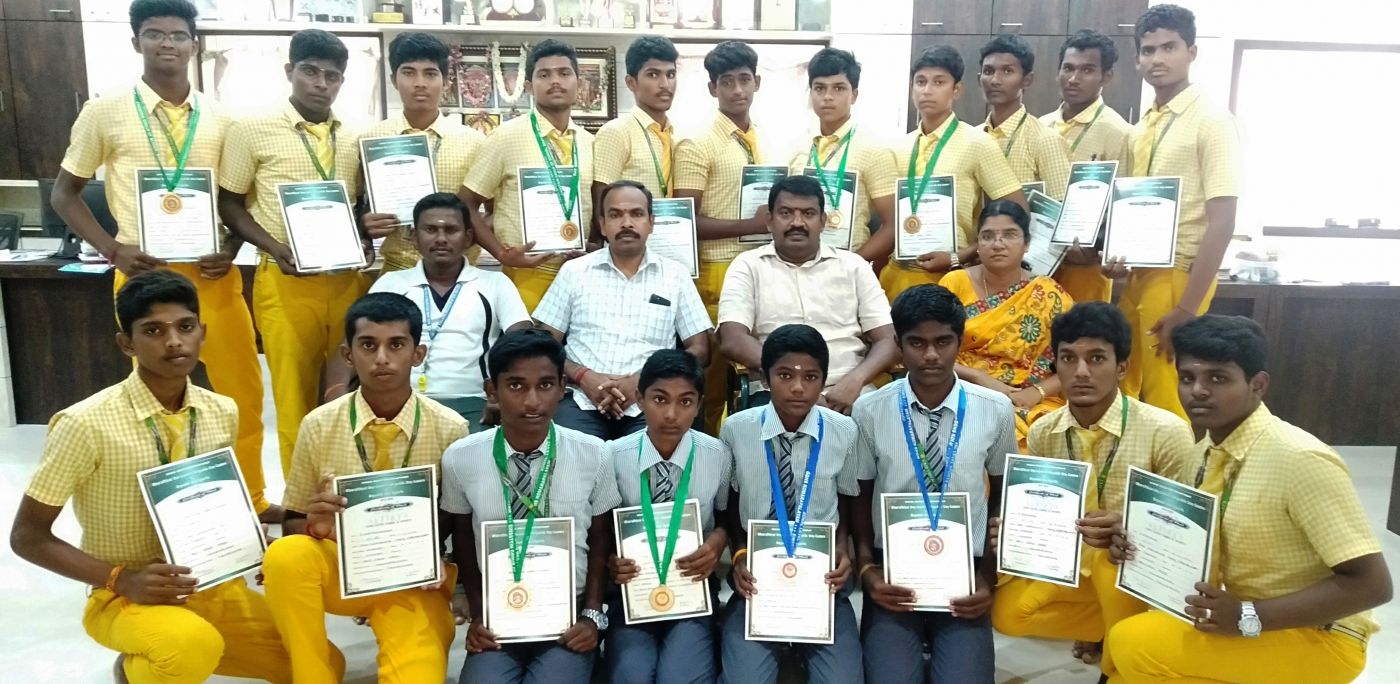 Komarapalayam Zonal level games and athletics winners